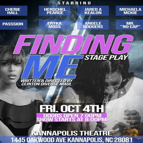 FINDING ME THE STAGE PLAY LIVE  poster