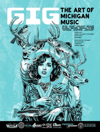 GIG - The Art of Michigan Music 2024 poster