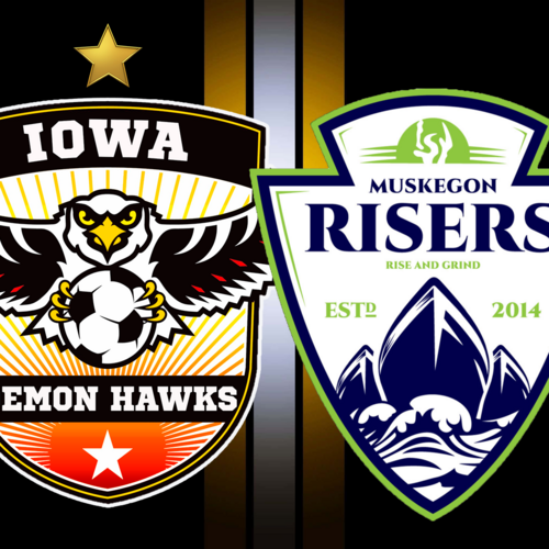 Iowa Demon Hawks vs Muskegon Risers poster