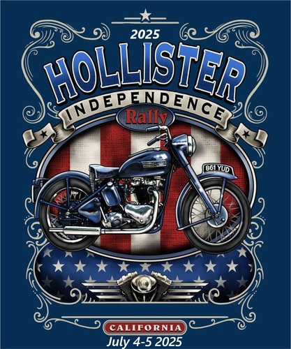 2025 Hollister Independence Rally Vendor Registration poster